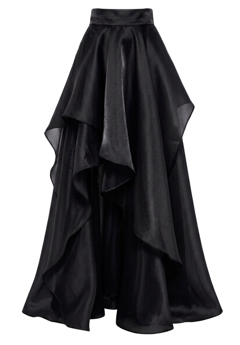Organza Asymmetric Skirt