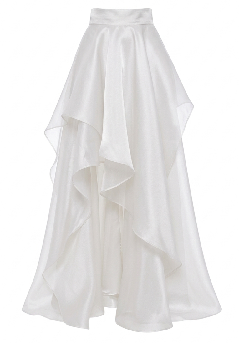 Organza Asymmetric Skirt