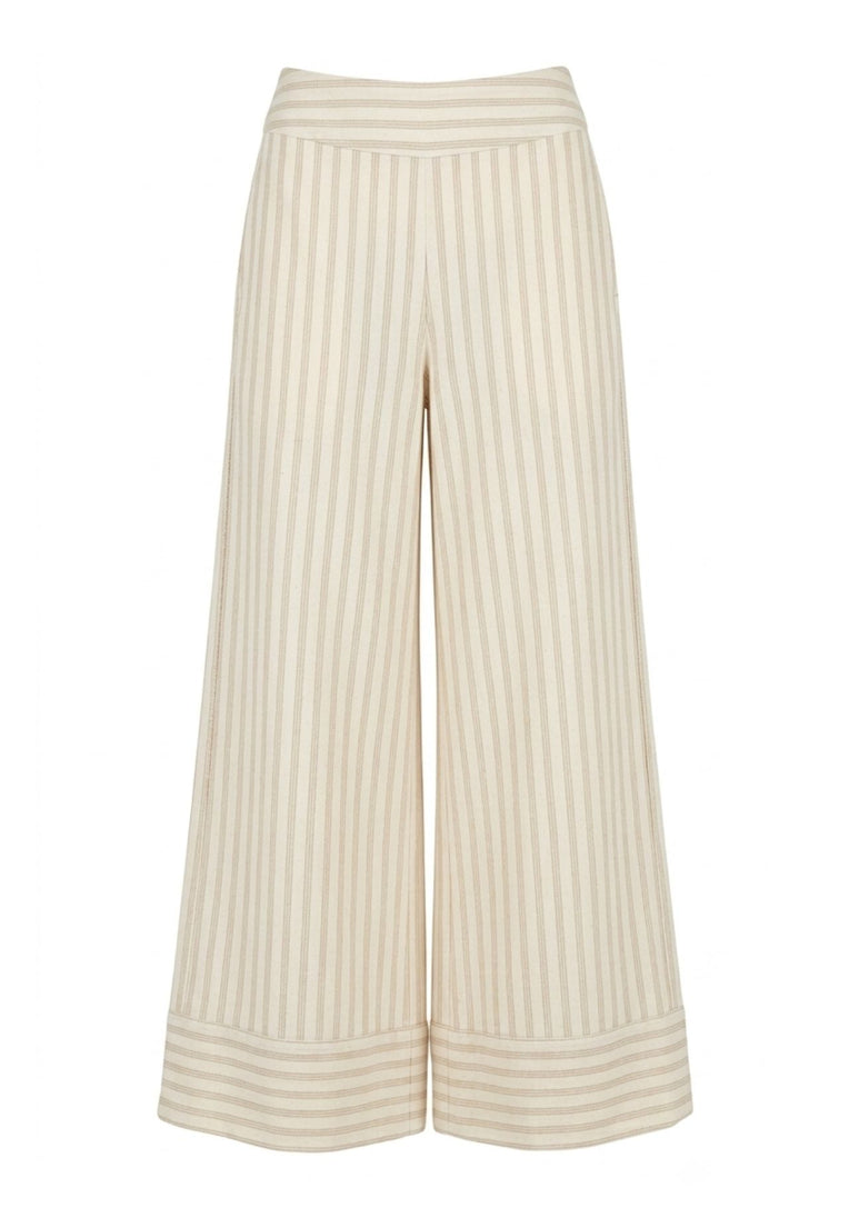 Cotton Striped Pants