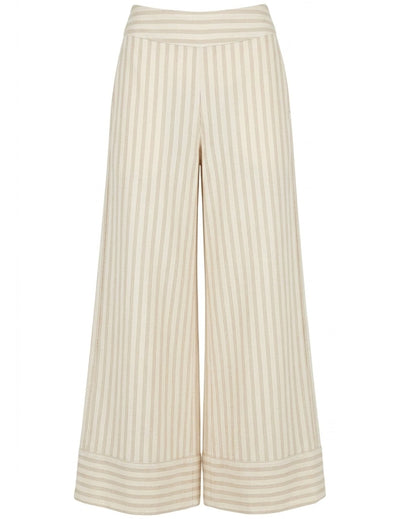Cotton Striped Pants