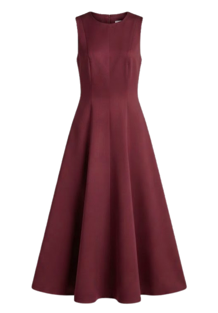 Pleated Day Dress