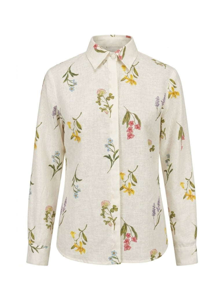 Botánica 100% Linen Blouse