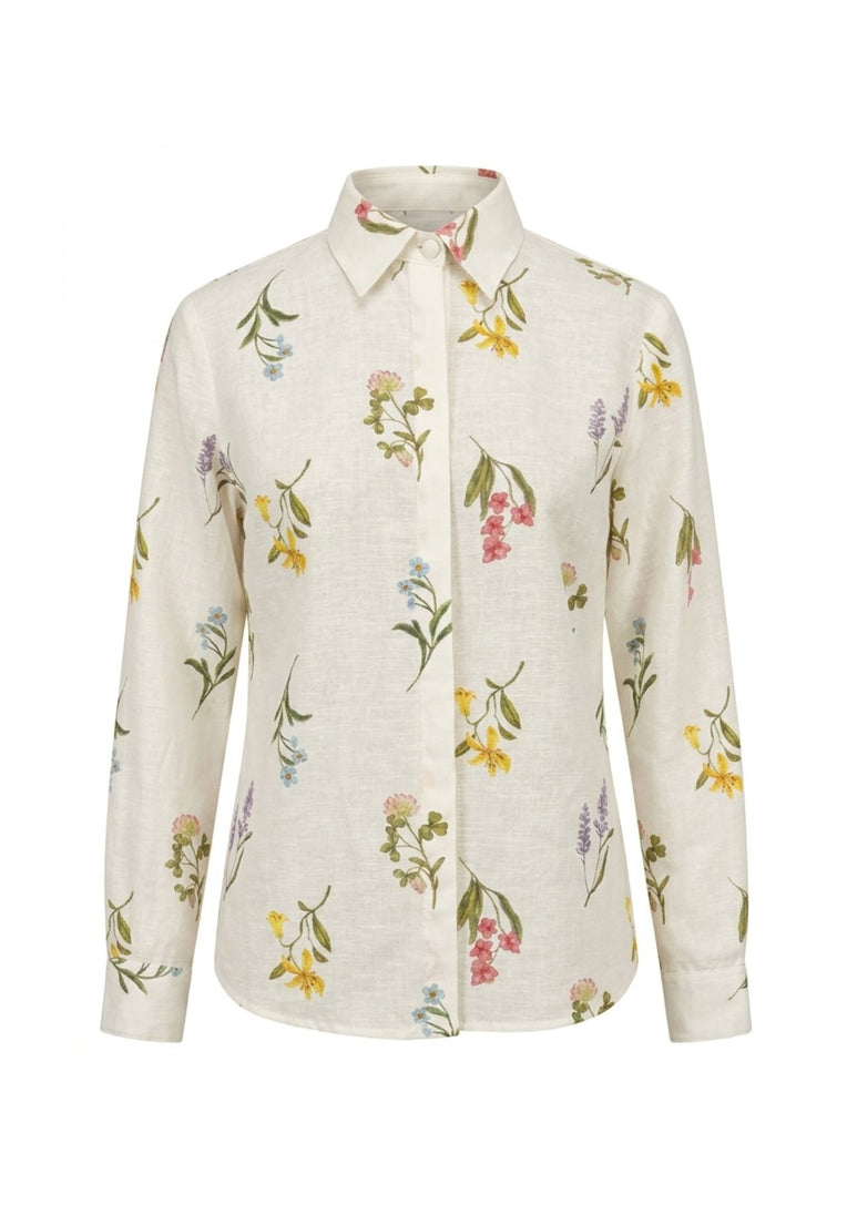 Botánica 100% Linen Blouse