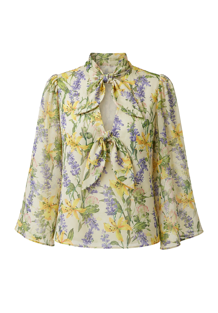 Chiffon Knot Top 