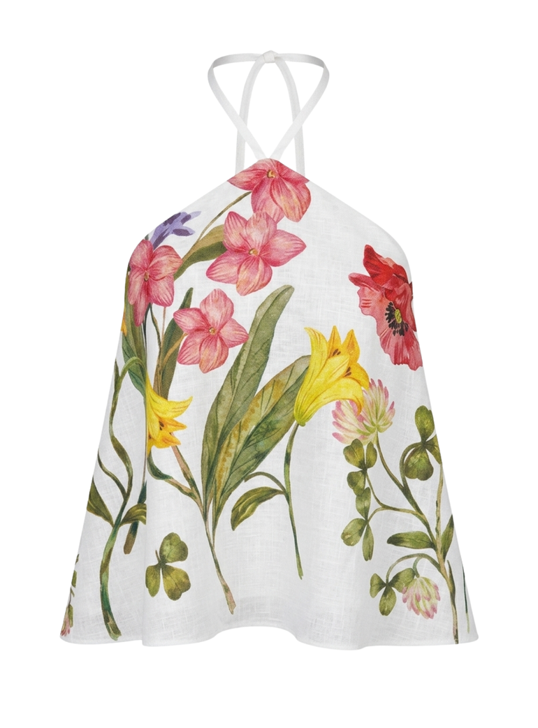 Botánica Linen Halter Top