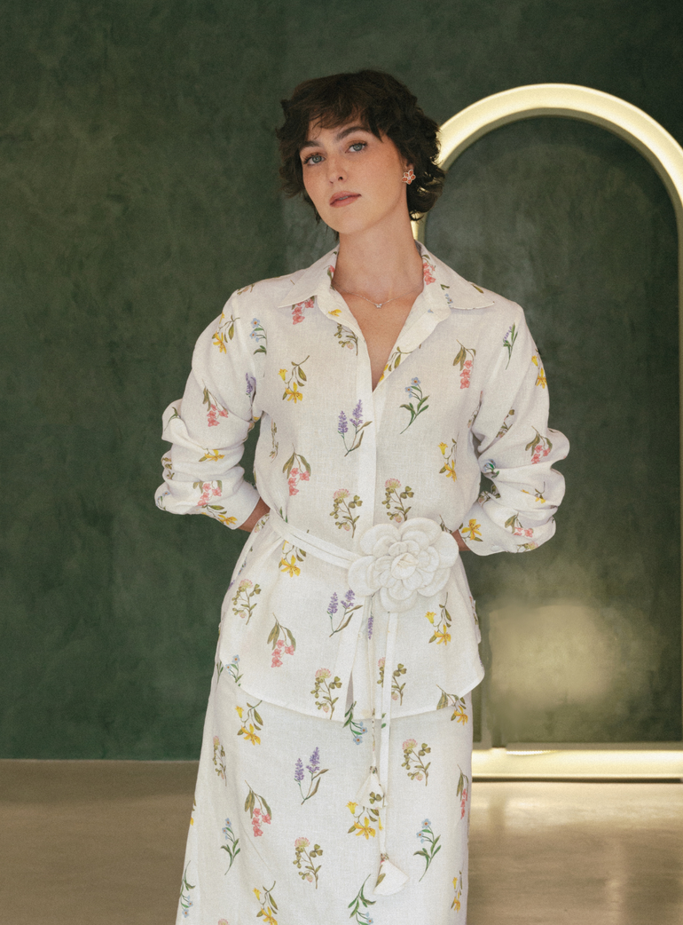 Botánica 100% Linen Blouse - second image