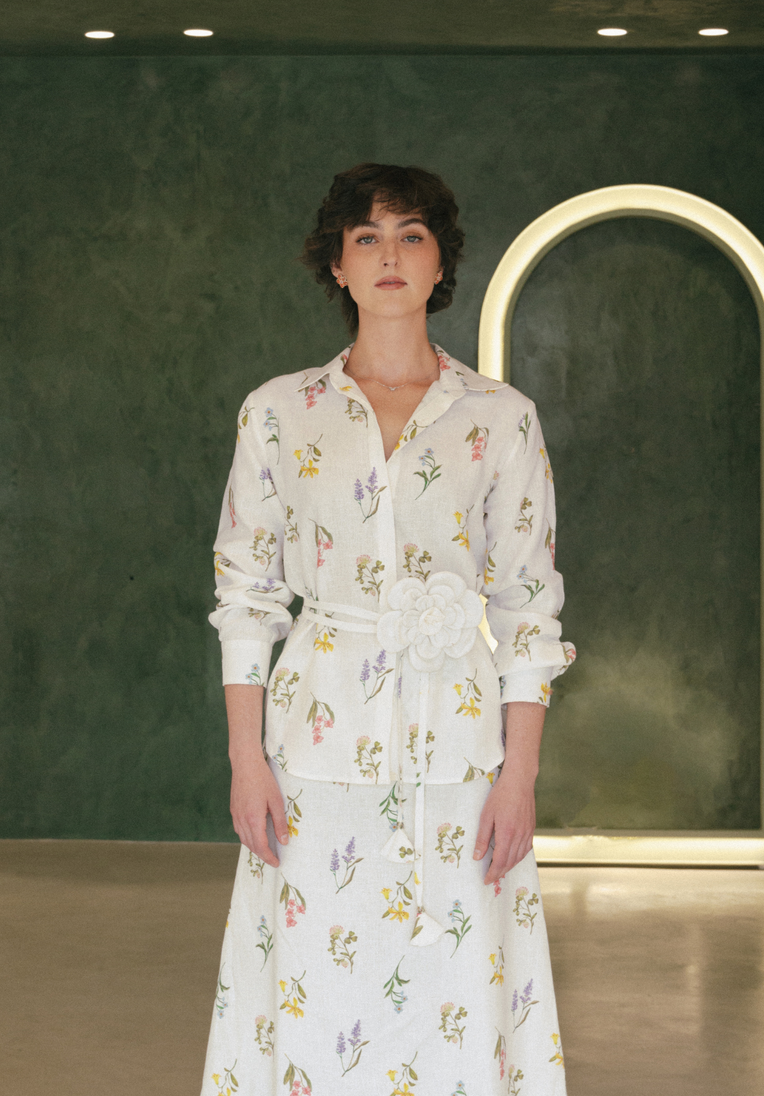 Botánica 100% Linen Blouse