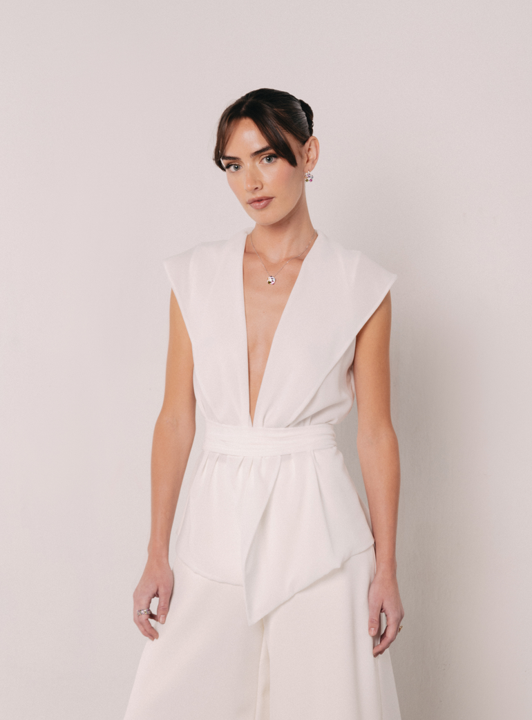 Solid Chiffon Kimono Top - second image