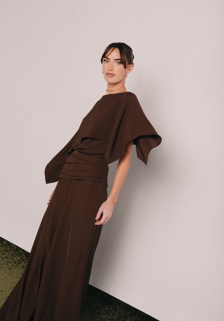Drapped Palazzo Pants
