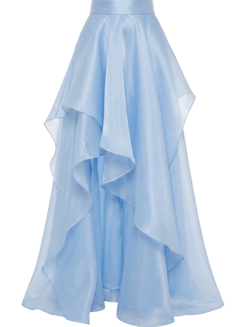 Organza Asymmetric Skirt