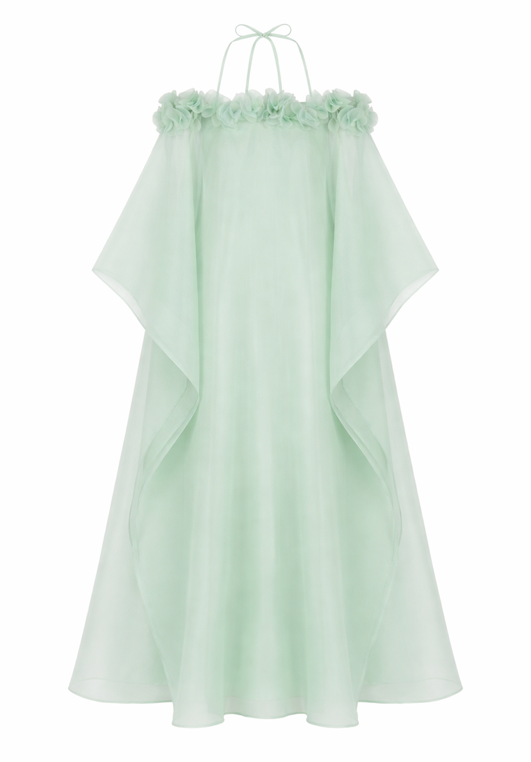 Organza Flower Kaftan